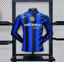 Camisola Manga Comprida Inter Milão 2024-25 Home Versão Jogador
