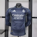 Camisola Manga Comprida Real Madrid CF 2025-26 Away Escura Versão Jogador