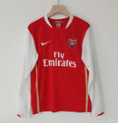Camisola Retrô Manga Comprida Arsenal 2007-08 Home