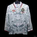 Camisola Retrô Manga Comprida México 1998 Away