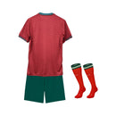 Kit de Criança - Principal Portugal 25/27 - Mundial 2026 Com Meias