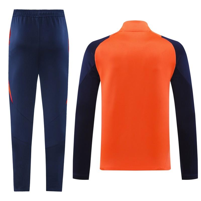 Conjunto de Treino Manchester United 2024-25 - Casaco sem Capuz