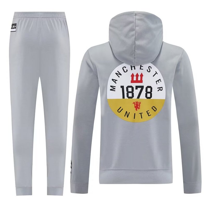 Conjunto de Treino Manchester United 2025-26 - Casaco com Capuz