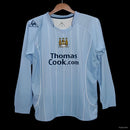 Camisola Retrô Manga Comprida Manchester City 2007-08 Home