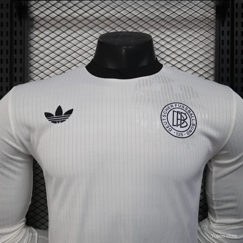 Camisola Manga Comprida Alemanha Edição Especial 125º Aniversario Versão Jogador