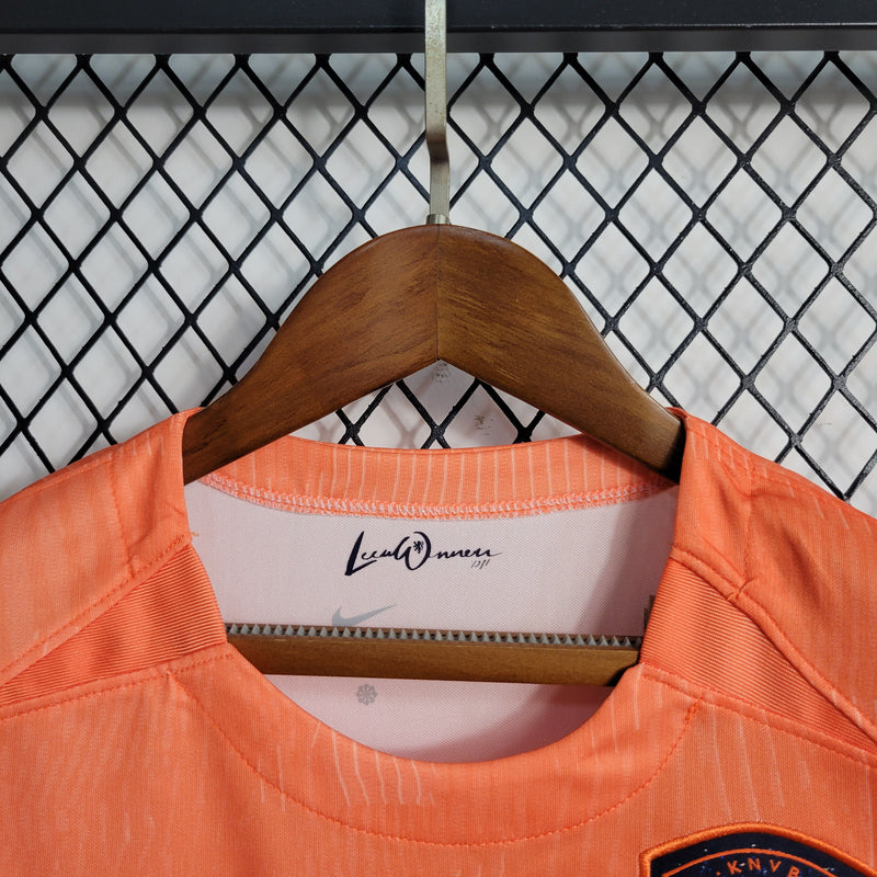 Camisola Feminina Seleção Holanda 2023/24 Home