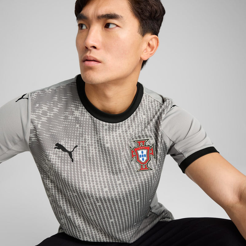 Camisola Seleção Portugal guarda redes cinza 2025 - PUMA