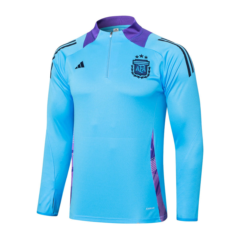 Fato de Treino Argentina 2024 - Camisola com Fecho