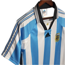 Camisola Seleção Argentina Retrô 1998 Azul e Branca -