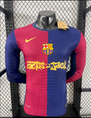Camisola Manga Comprida FC Barcelona 2025-26 Edição Travis Scott Versão Jogador