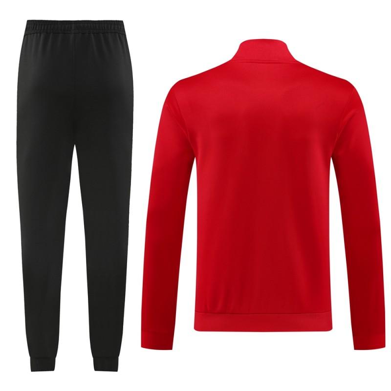 Conjunto de Treino Manchester United 2024-25 - Casaco sem Capuz