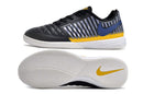 Chuteira Futsal Nike Lunar Gato IC - Preta, Azul e Dourada