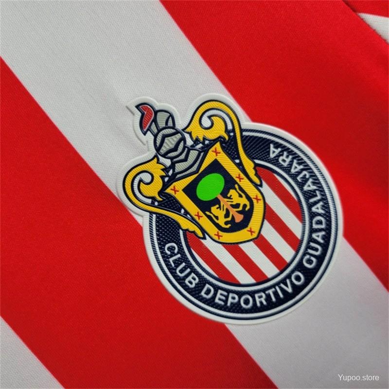 Camisola Manga Comprida Chivas 2024-25 Principal Versão Adepto