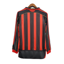 Camisola Manga Longa AC Milan 06/07 - Preto e Vermelho