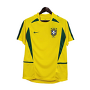 Camisola Seleção Brasileira Retrô 2002 Amarela -