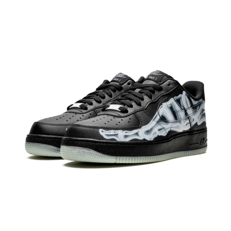 NIKE AIR FORCE 1 SKELETON BLACK