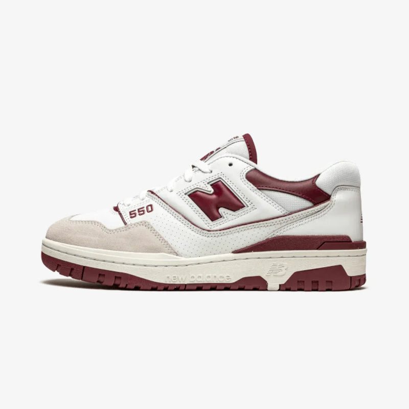 NEW BALANCE 550 WHITE BURGUNDY