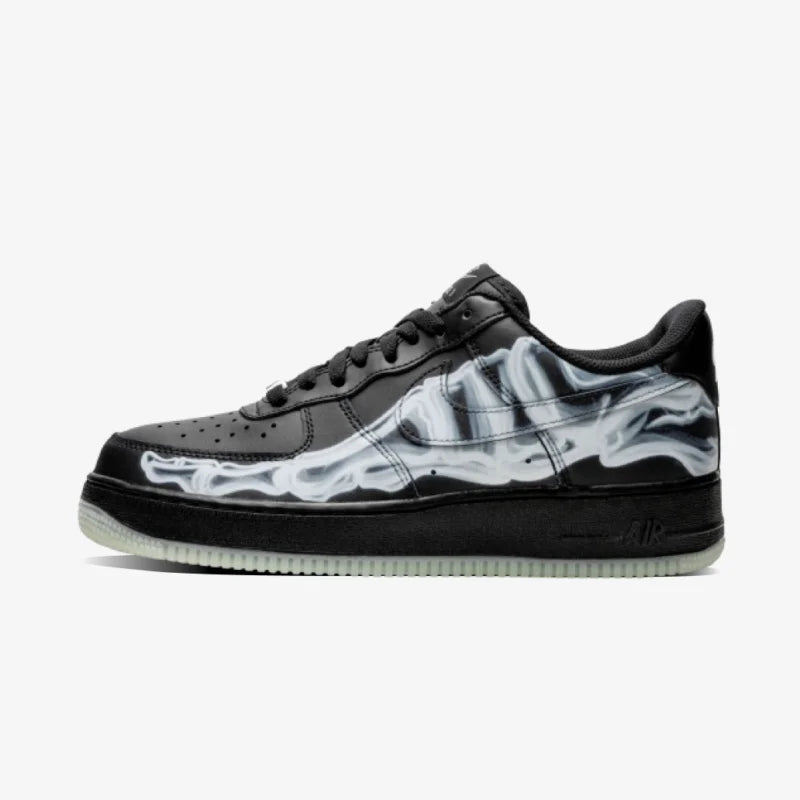 NIKE AIR FORCE 1 SKELETON BLACK