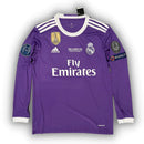 Camisola Manga Longa Real Madrid 2016/2017 - Roxo