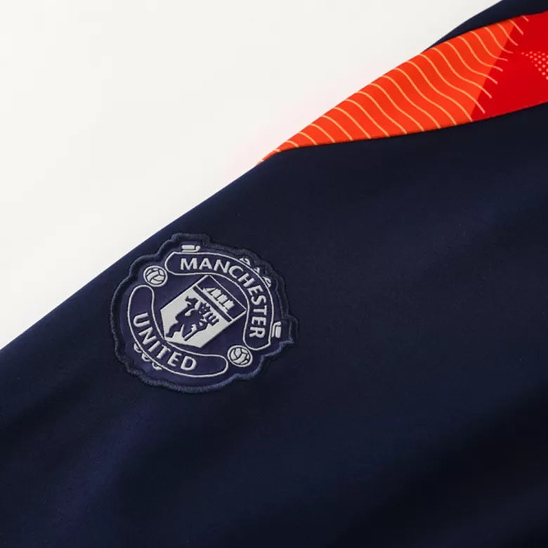 Conjunto de Treino Manchester United 2024-25 - Casaco sem Capuz