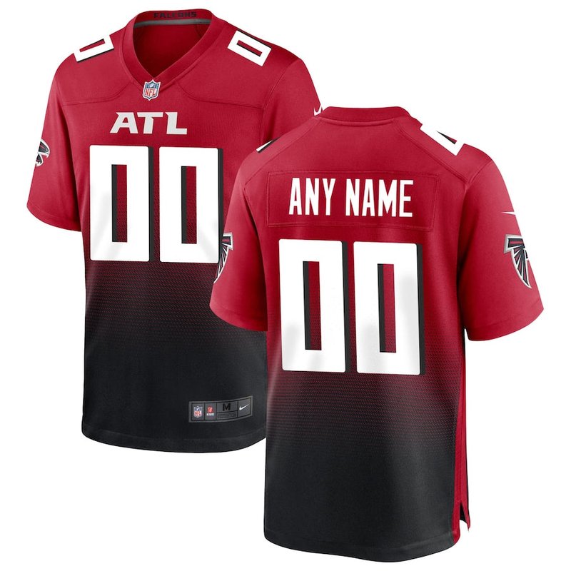 Camisola NFL Alternativa Personalizada - Atlanta Falcons - Vermelho