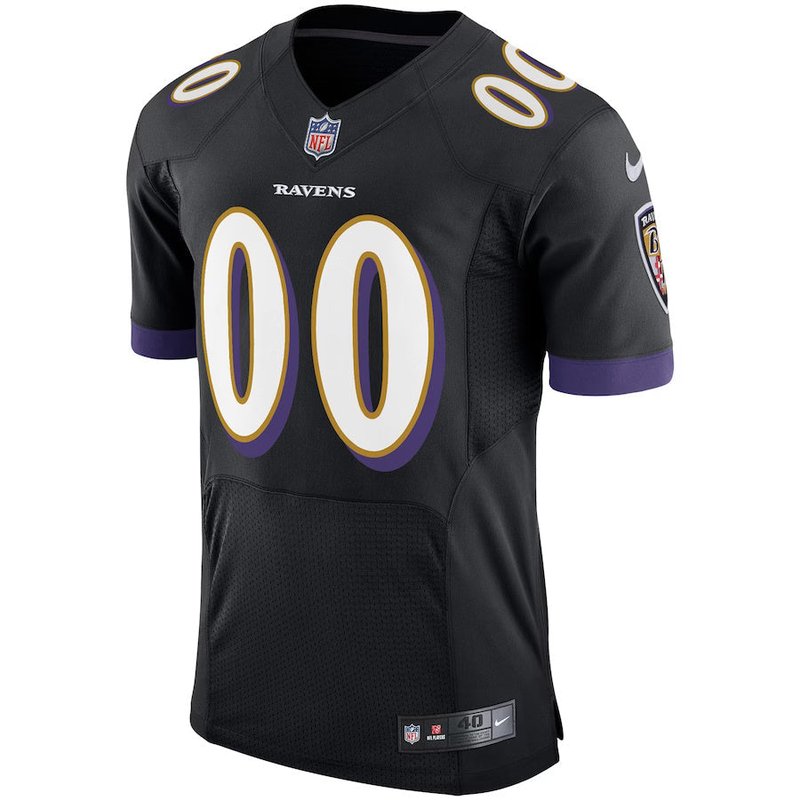 Camisola NFL Speed Machine Personalizada - Baltimore Ravens - Preto