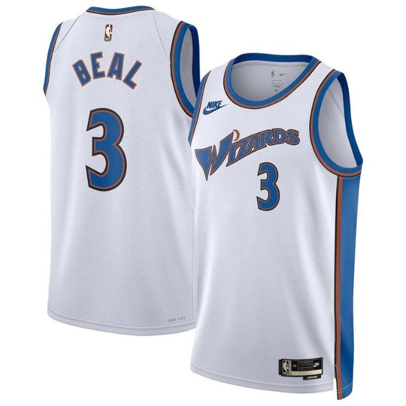 Camisola NBA Bradley Beal - Washington Wizards - 2023 - Branco - Edição Clássica