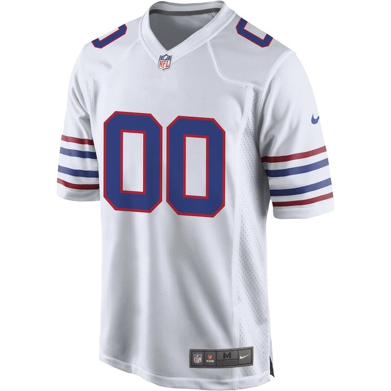 Camisola NFL Alternativa Personalizada - Buffalo Bills - Branco