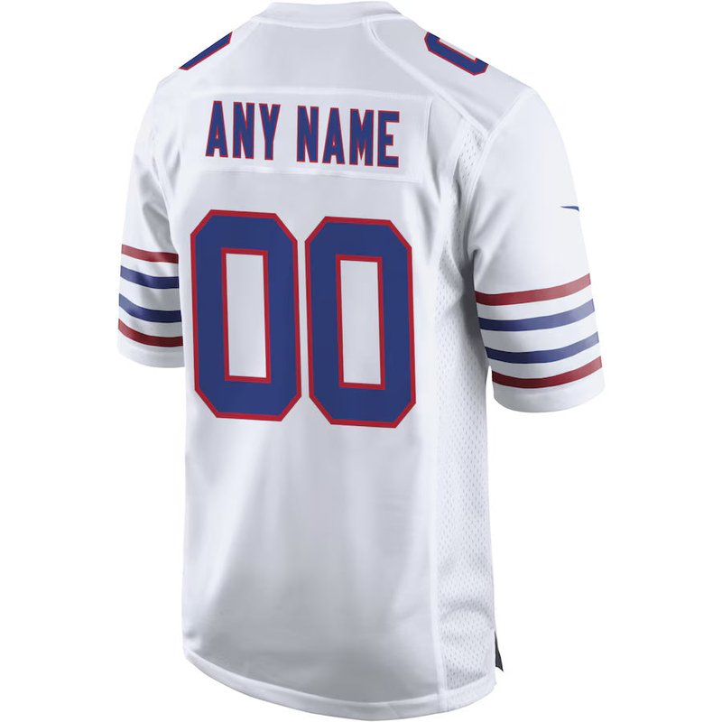 Camisola NFL Alternativa Personalizada - Buffalo Bills - Branco