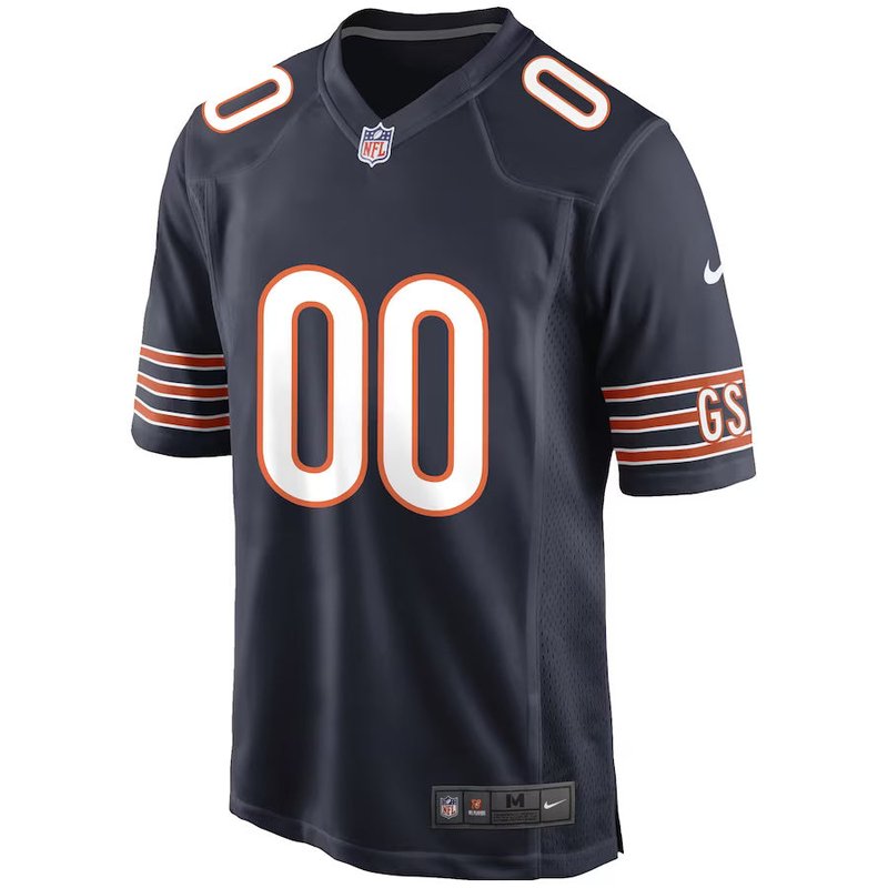 Camisola NFL Personalizada - Chicago Bears - Azul Marinho