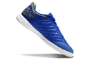 Chuteira Futsal Nike Lunar Gato IC - Azul, laranja e Dourada