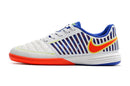 Chuteira Futsal Nike Lunar Gato IC Branca, Azul e Laranja