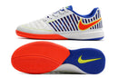 Chuteira Futsal Nike Lunar Gato IC Branca, Azul e Laranja