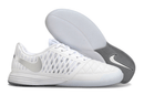 Chuteira Futsal Nike Lunar Gato IC - Branca e Prata