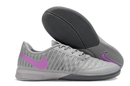 Chuteira Futsal Nike Lunar Gato IC - Cinza e Roxa