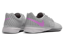 Chuteira Futsal Nike Lunar Gato IC - Cinza e Roxa