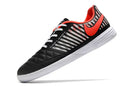 Chuteira Futsal Nike Lunar Gato IC Preta, Laranja e Branca