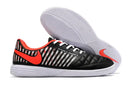 Chuteira Futsal Nike Lunar Gato IC Preta, Laranja e Branca