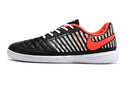 Chuteira Futsal Nike Lunar Gato IC Preta, Laranja e Branca