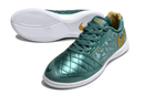 Chuteira Futsal Nike Lunar Gato IC - Turquesa e Dourada