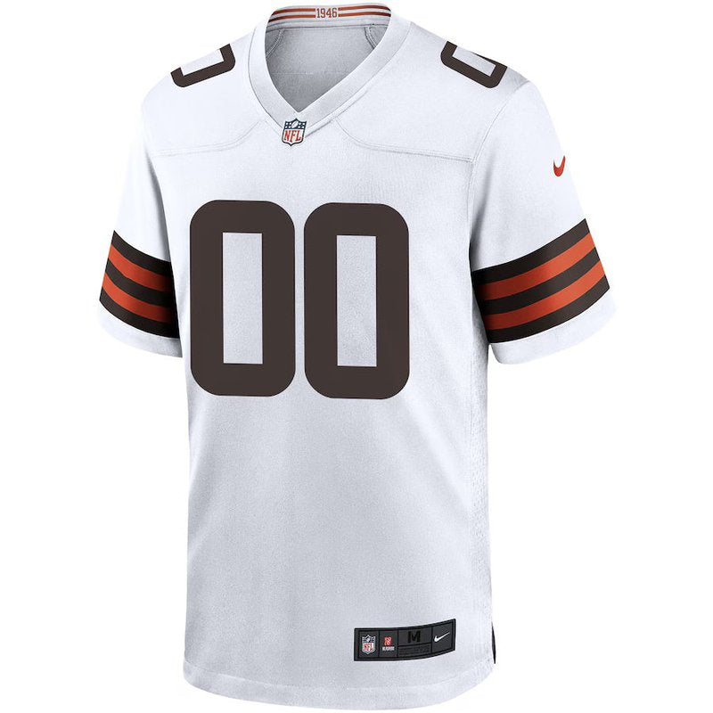 Camisola NFL Personalizada - Cleveland Browns - Marrom - Branco