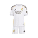 Conjunto Criança Real Madrid Principal 2025/26 (Entrega Imediata)