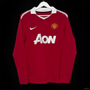 Camisola Retrô Manga Comprida Manchester United 2010-11 Home ROONEY