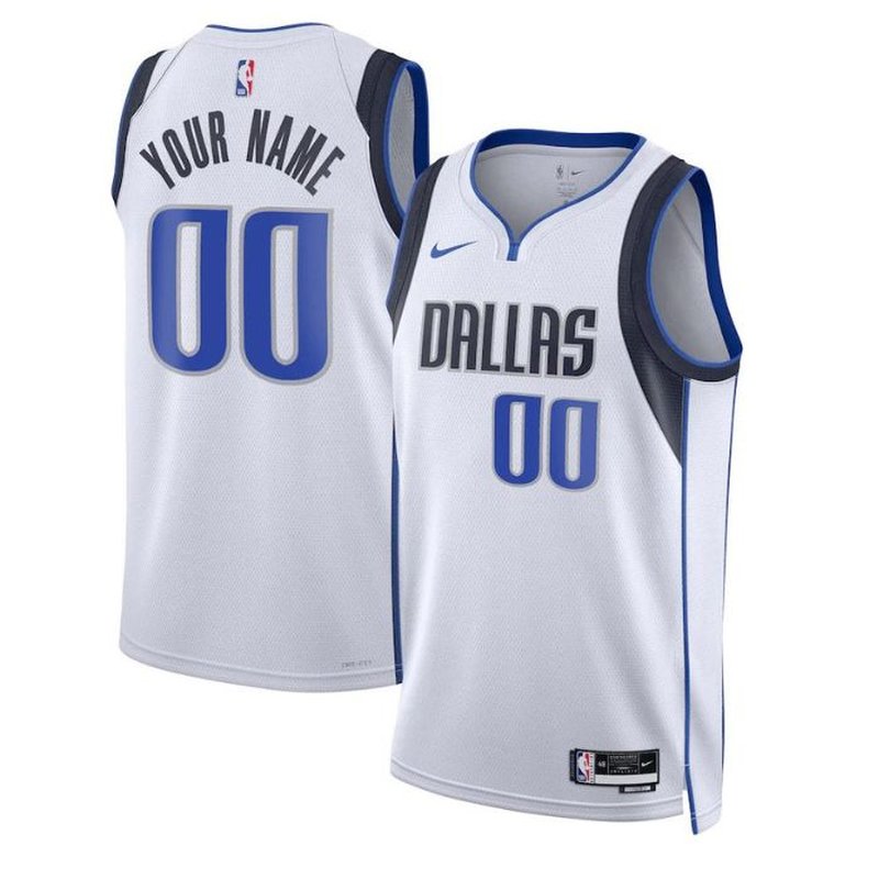 Camisola NBA Dallas Mavericks - 2023 - Branco - Edição Associação