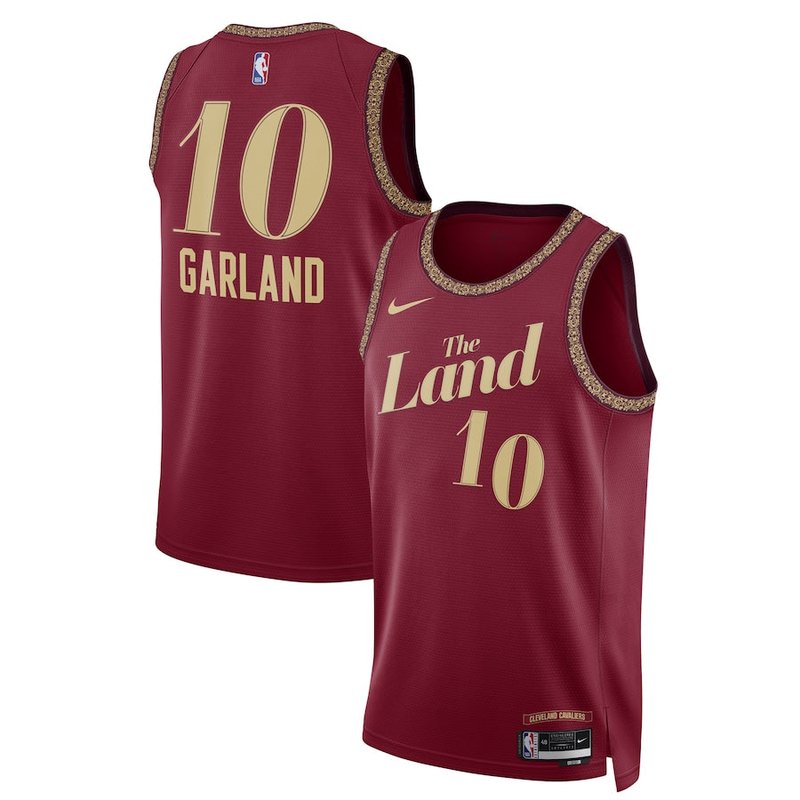 Camisola NBA Darius Garland - Cleveland Cavaliers - 23/24 - Vinho - Edição Cidade