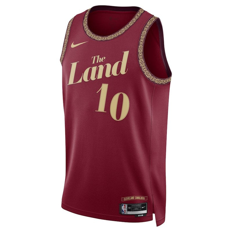Camisola NBA Darius Garland - Cleveland Cavaliers - 23/24 - Vinho - Edição Cidade