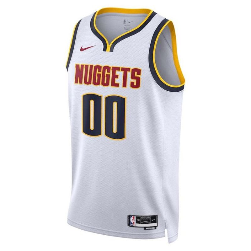 Camisola NBA Denver Nuggets - 2023 - Branco - Edição Associação