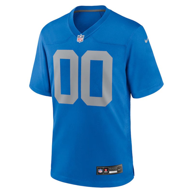 Camisola NFL Alternativa Personalizada - Detroit Lions - Azul