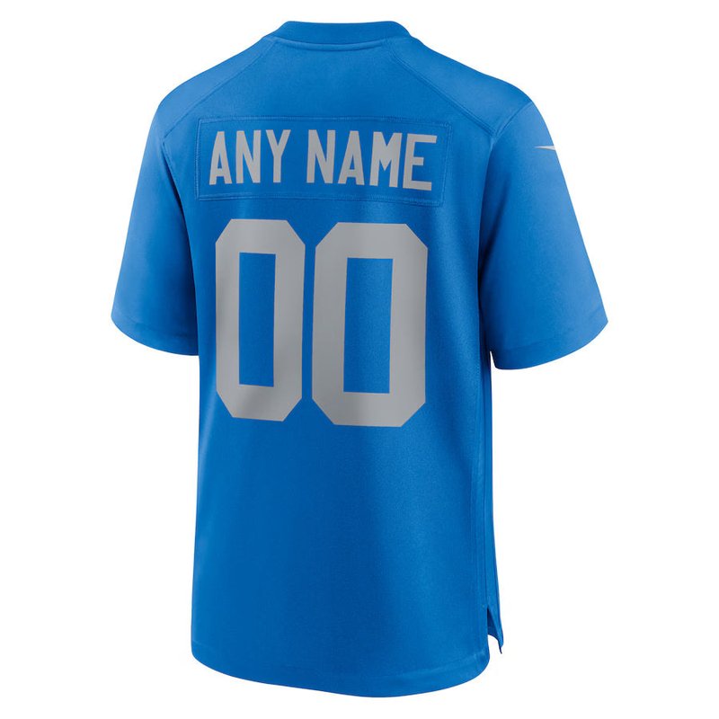 Camisola NFL Alternativa Personalizada - Detroit Lions - Azul