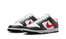 Dunk Low Black White Red